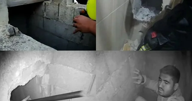 Mersin de havalandırma boşluğunda nefes kesen kurtarma operasyonu Mersin Haberleri