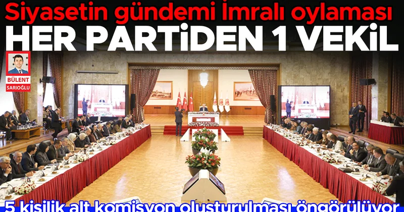 Siyasetin gündemi İmralı oylaması