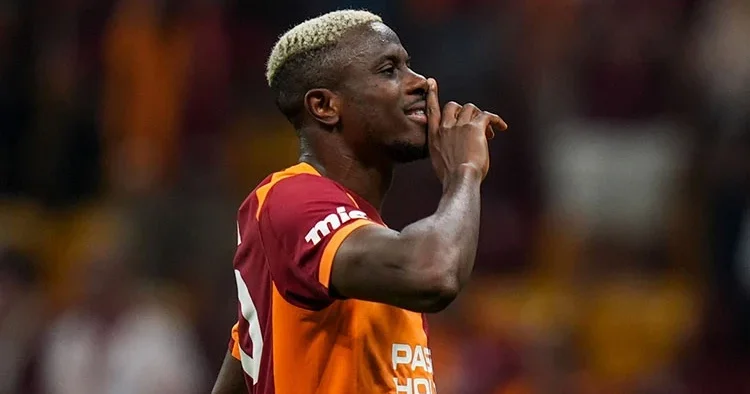 Galatasaray da Victor Osimhen salonda çalıştı!