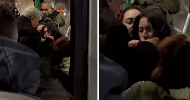 Kadın yolcu, otobüste tartıştığı başka kadın yolcuyu ısırdı