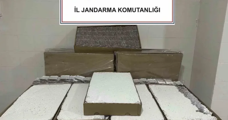 Çanakkale’de kaçakçılık operasyonu: 120 bin dolu makaron yakalandı