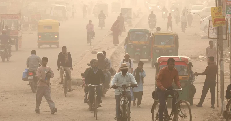 Hindistan da hava kalitesi 8 gündür çok kötü seviyesinde seyrediyor