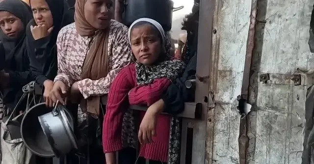 Gazze de gıda krizi devam ediyor VİDEO İZLE