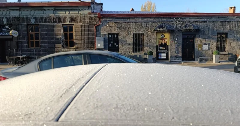 Kars ta termometreler eksi 13 ü gördü