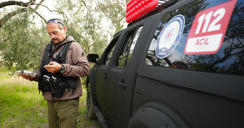 12 bin dönüm zeytinlik dronlu bekçiyle koruma altında