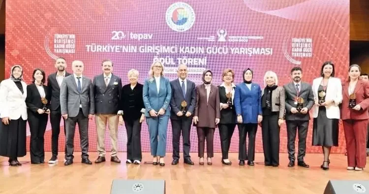 Girişimci kadınlar ödüllendirildi