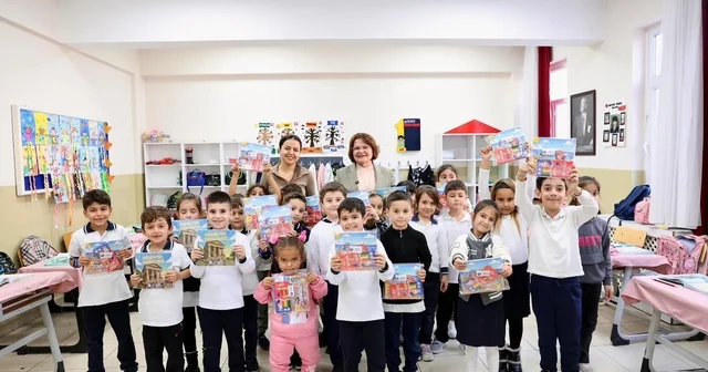 Minikler Didim i boyayarak tanıyacak Didim in Renkleri boyama kitabı miniklerle buluştu Aydın Haberleri