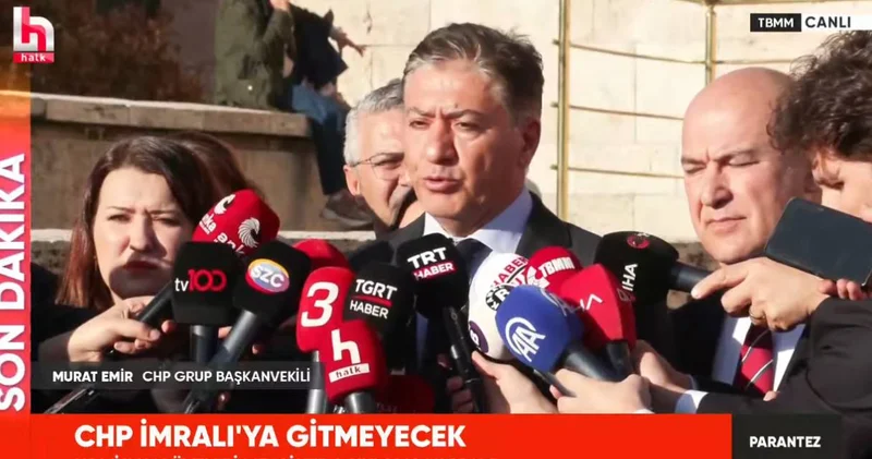 Son Dakika CHP Öcalan toplantısını neden terk ettiğini açıkladı