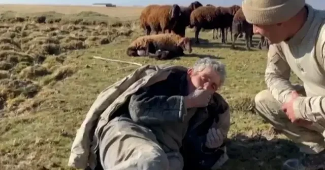 Erzurum’da kaybolan çoban 160 koyunuyla birlikte sağ bulundu VİDEO İZLE