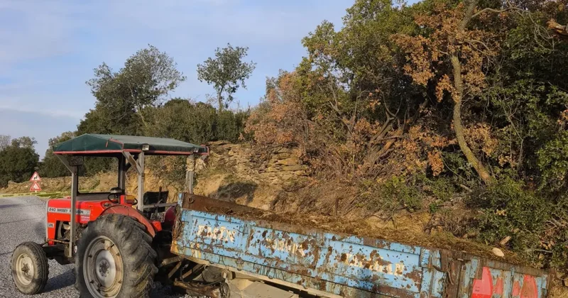 Dedesinin kullandığı traktör, 3 yaşındaki torununa mezar oldu