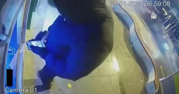 ATM lere dadanan hırsız son işinde kıskıvrak yakalandı