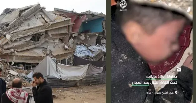 Gazze de çöken 5 katlı binada can pazarı: Çok sayıda can kaybı var!