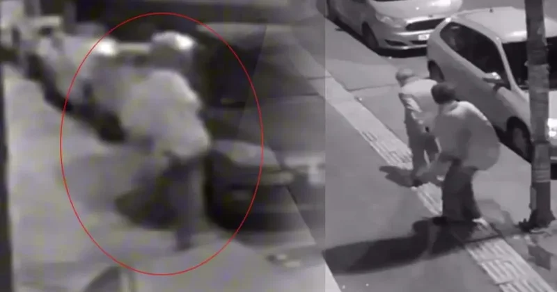 Esenyurt ta alkollü kadın, yaşlı adamı acımasızca darbetti! O anlar saniye saniye kamerada