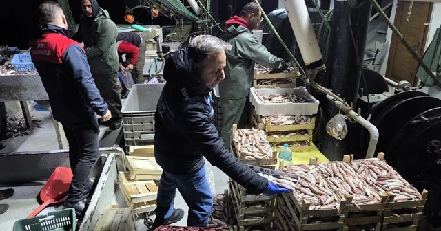 İğneada Balıkçı Barınağı nda su ürünleri denetimi Kırklareli Haberleri