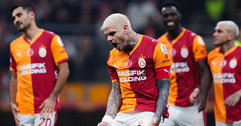 Galatasaray galibiyetle kapattı: Liderliği Fenerbahçe den devraldı