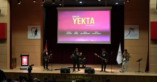 KBÜ de öğrenci müzik grubu Yekta konser verdi Karabük Haberleri