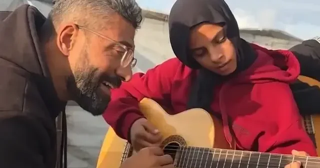 Gazzeliler savaşta hayata sanatla tutunuyor VİDEO İZLE