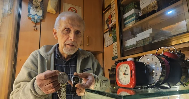 Aile mesleği saatçiliği 60 yıldır sürdürüyor Zonguldak Haberleri