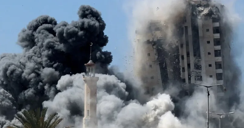 Gazze de Fırtına 22 Bina Yıktı