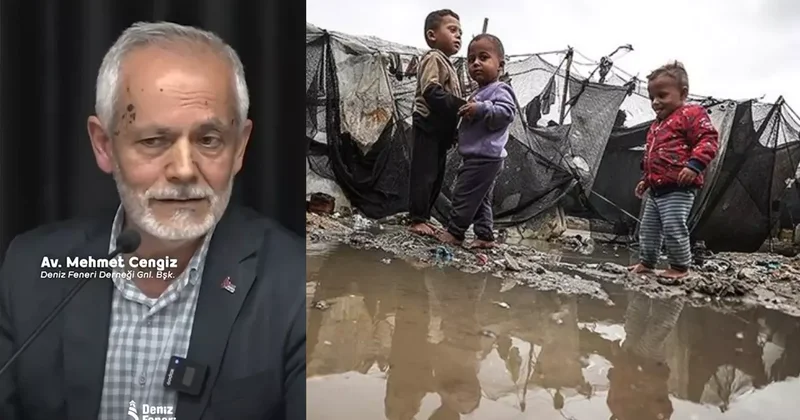 Deniz Feneri nden vicdanlara kış uyarısı: Gazze deki çocuklar nasıl dayanacak?