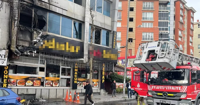 Esenyurt ta yangın! Kebapçının bacasından başladı, dış cepheye sıçradı