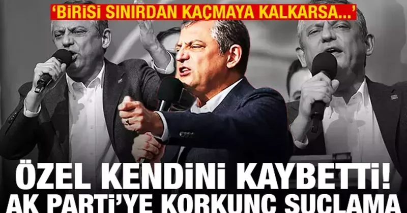 Özgür Özel den AK Parti ye FETÖ cüler gibi kaçacaksınız iması
