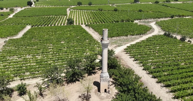 Sarıgöl ün simgesi Kırık Minare zamana direniyor Manisa Haberleri