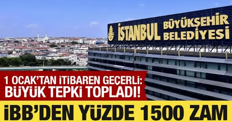 İBB’den rekor zam: Turizm taşıma ücretlerinde yüzde 1500 ü aşan artış
