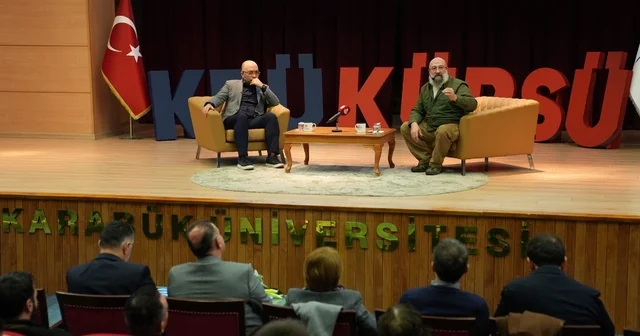 KBÜ de Ömer Özkök ve Hikmet Genç öğrencilerle bir araya geldi Karabük Haberleri