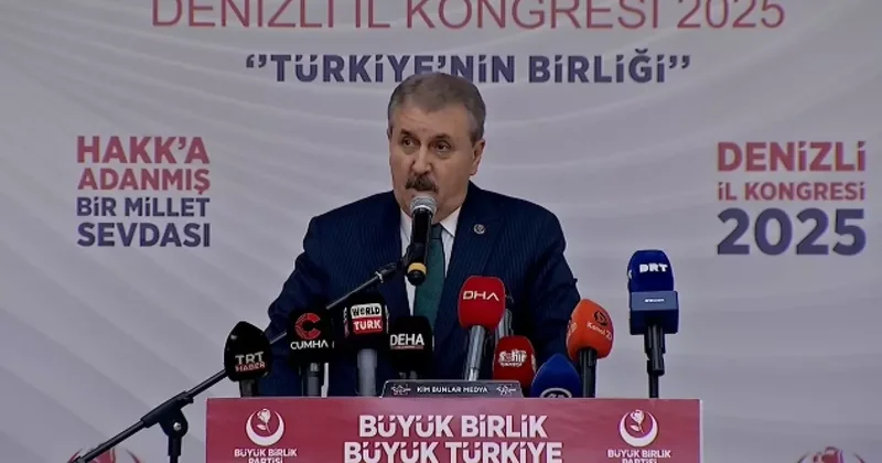 BBP Lideri Destici den AK Parti nin raporuna destek: AK Parti nin raporuna destek