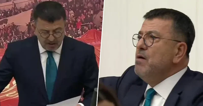 TBMM TV, Ağbaba nın pankartını göstermemek için kadraj değiştirdi Sözcü Gazetesi