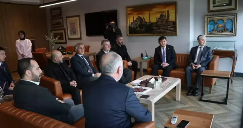 Kazakistan Büyükelçisi ve Başkonsolosu’ndan Kanal 7 Medya Grubu’na ziyaret