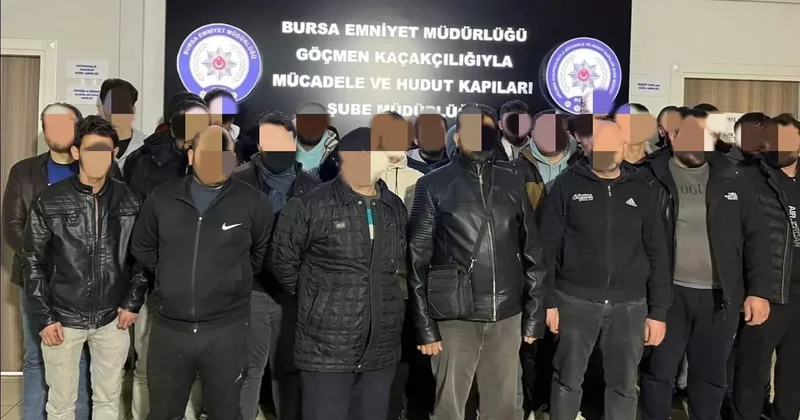 Kaçak yabancı uyruklu şahısların çalıştırıldığı iş yerine operasyon : 46 göçmen yakalandı