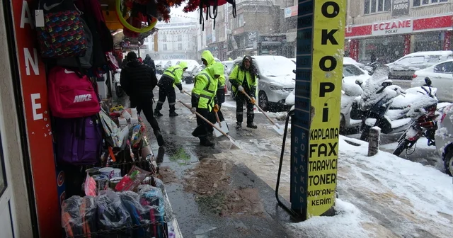 Kilis te kar yağışı etkisini gösterdi Kilis Haberleri