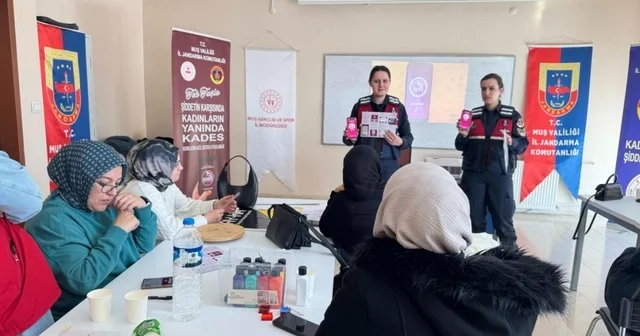 Muş ta kadınlara yönelik KADES bilgilendirmesi Muş Haberleri