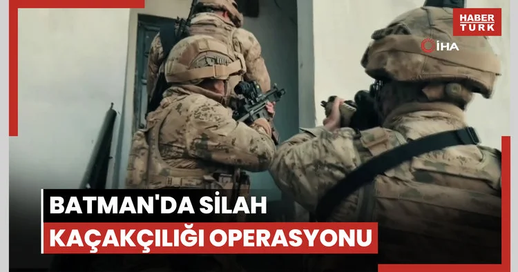 Batman da silah kaçakçılığı operasyonu