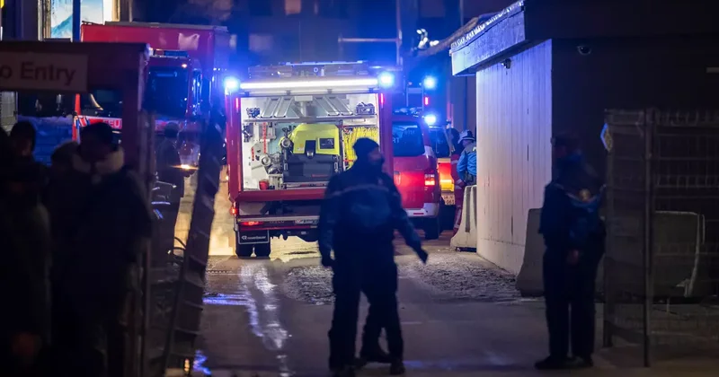 Dünya liderlerini ağırlayan Davos ta korkutan anlar! Hemen tahliye edildiler