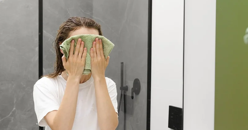 Yüzünüzü yıkadıktan sonra sakın havluyla kurulamayın Sözcü Gazetesi