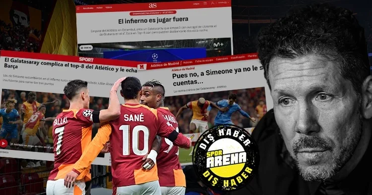 İspanya, Atletico Madrid in Galatasaray maçını konuşuyor! Cehennemde mucizevi 1 puan! Simeone nin hesapları tutmuyor