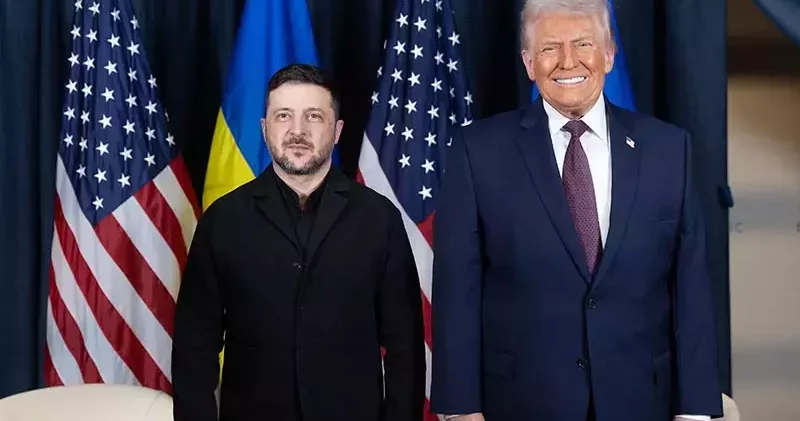 Zelenskiy ile Trump, Davos’ta görüştü