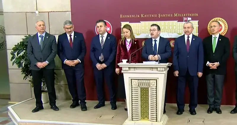 Kartalkaya Otel Yangını Araştırma Komisyonu üyeleri TBMM de basın toplantısı düzenledi