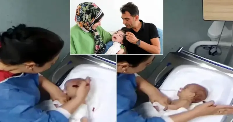 5 günlük bebeğe dakikalarca işkence etti: Hemşire şiddeti sonucu engelli kalan Deniz Esin in darbedilme görüntüleri ortaya çıktı Kahramanmaraş Haberleri