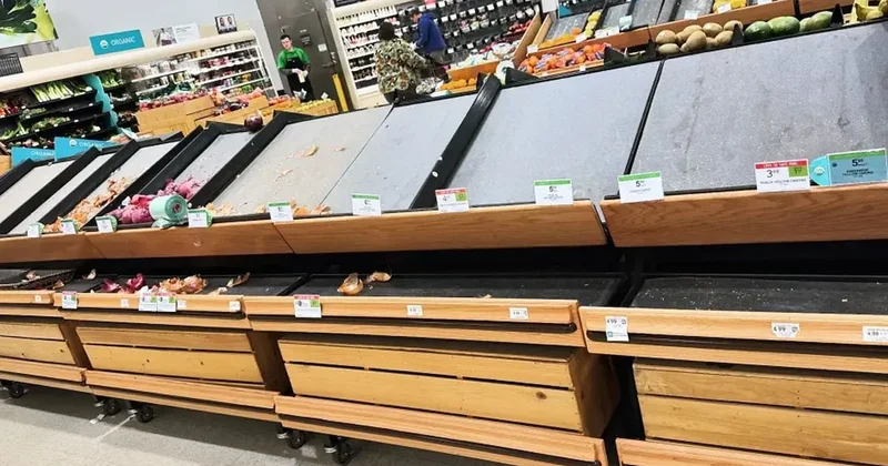 Fırtına uyarısı yapıldı market rafları dakikalar içinde boşaldı Sözcü Gazetesi