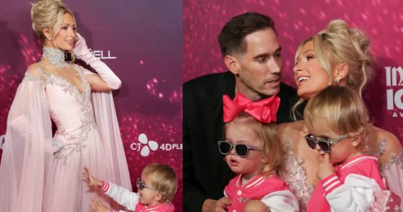 Paris Hilton un çocuklarıyla birlikte pembe dünyası