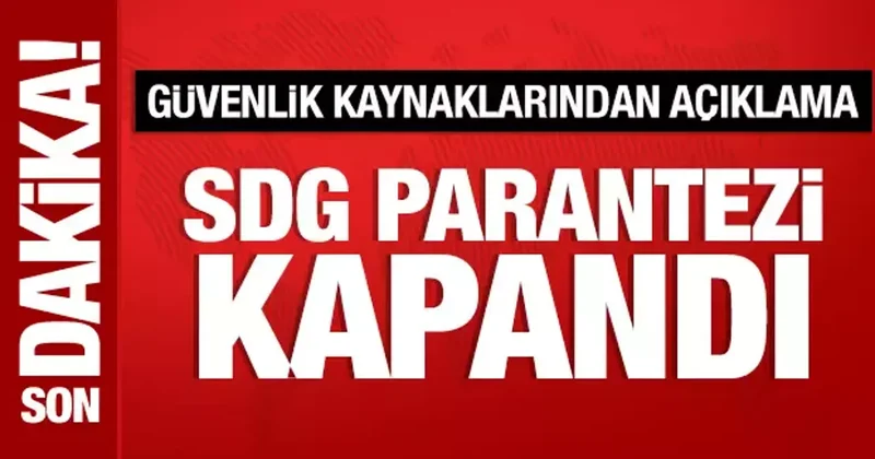 Güvenlik kaynakları duyurdu: Suriye de SDG yapısı dağıldı
