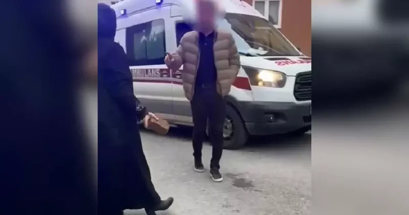 Müdahale sırasında gerilim çıktı: Hasta ambulans yerine taksiyle götürüldü