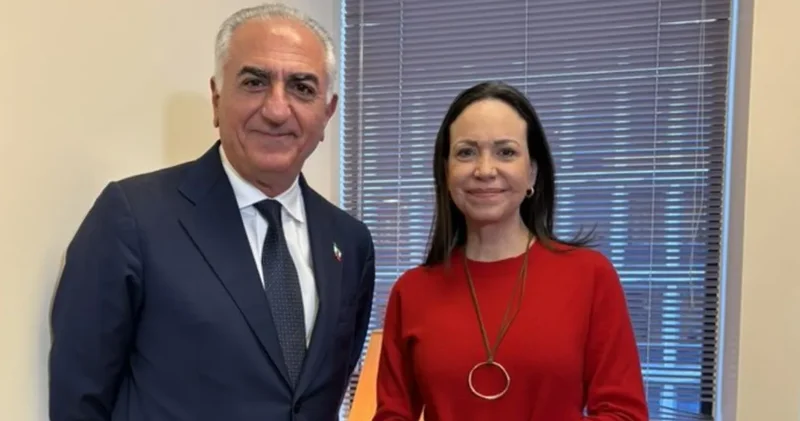 ABD de muhalifler zirvesi: Machado Pehlevi ile bir araya geldi