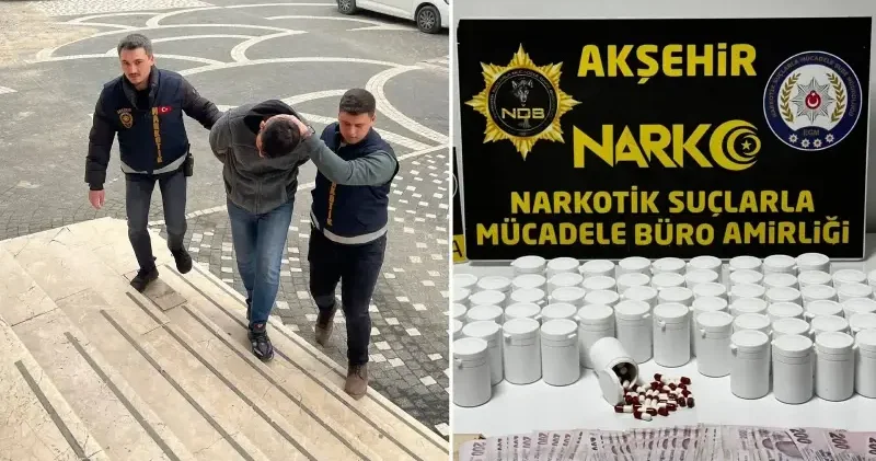 Konya da uyuşturucu operasyonunda yakalanan şüpheli tutuklandı Konya Haberleri