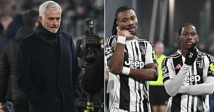 Juventus 2 0 Benfica (UEFA Şampiyonlar Ligi) Kenan Yıldız, Jose Mourinho...