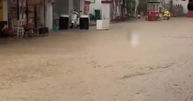 Bozcaada da sağanak etkili oldu Çanakkale Haberleri